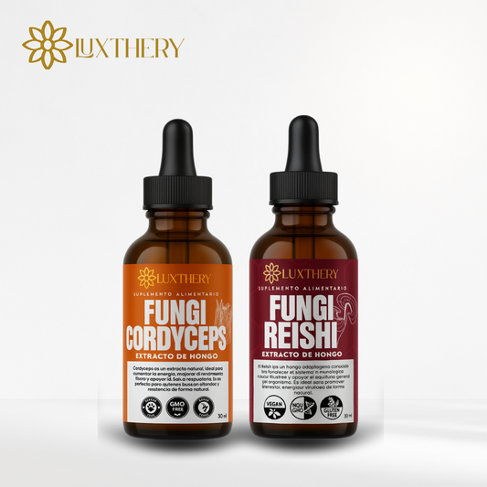 "Pack Energía y Defensa - Reishi + Cordyceps" (Extractos 3:1)