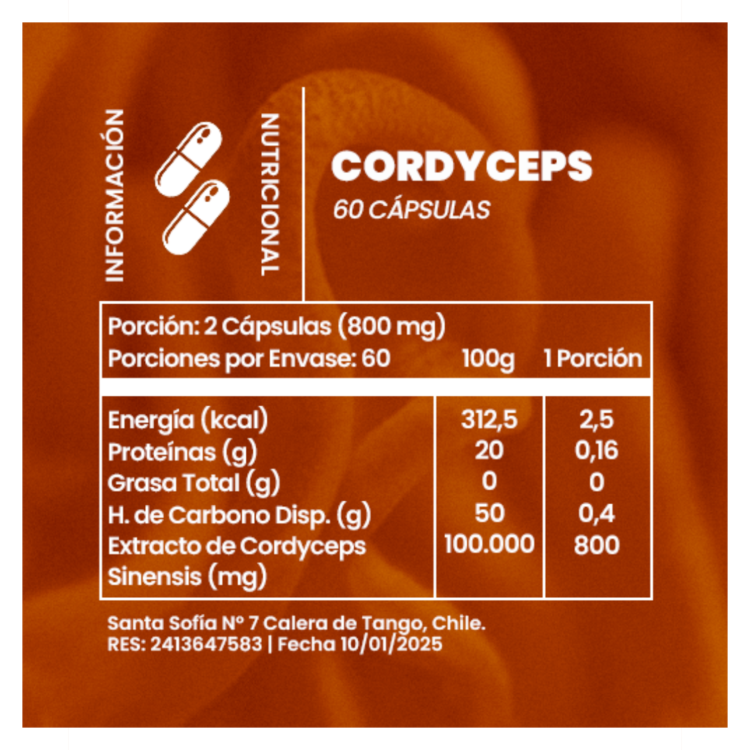 Cordyceps Premium: Energía, Defensa y Recuperación — Oferta Limitada
