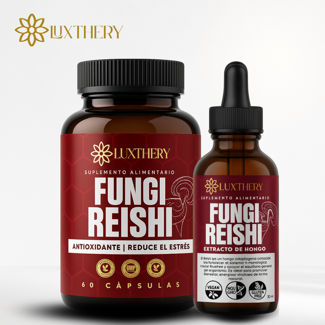 "Pack Reishi - Gotas 30 ml + Cápsulas 60"