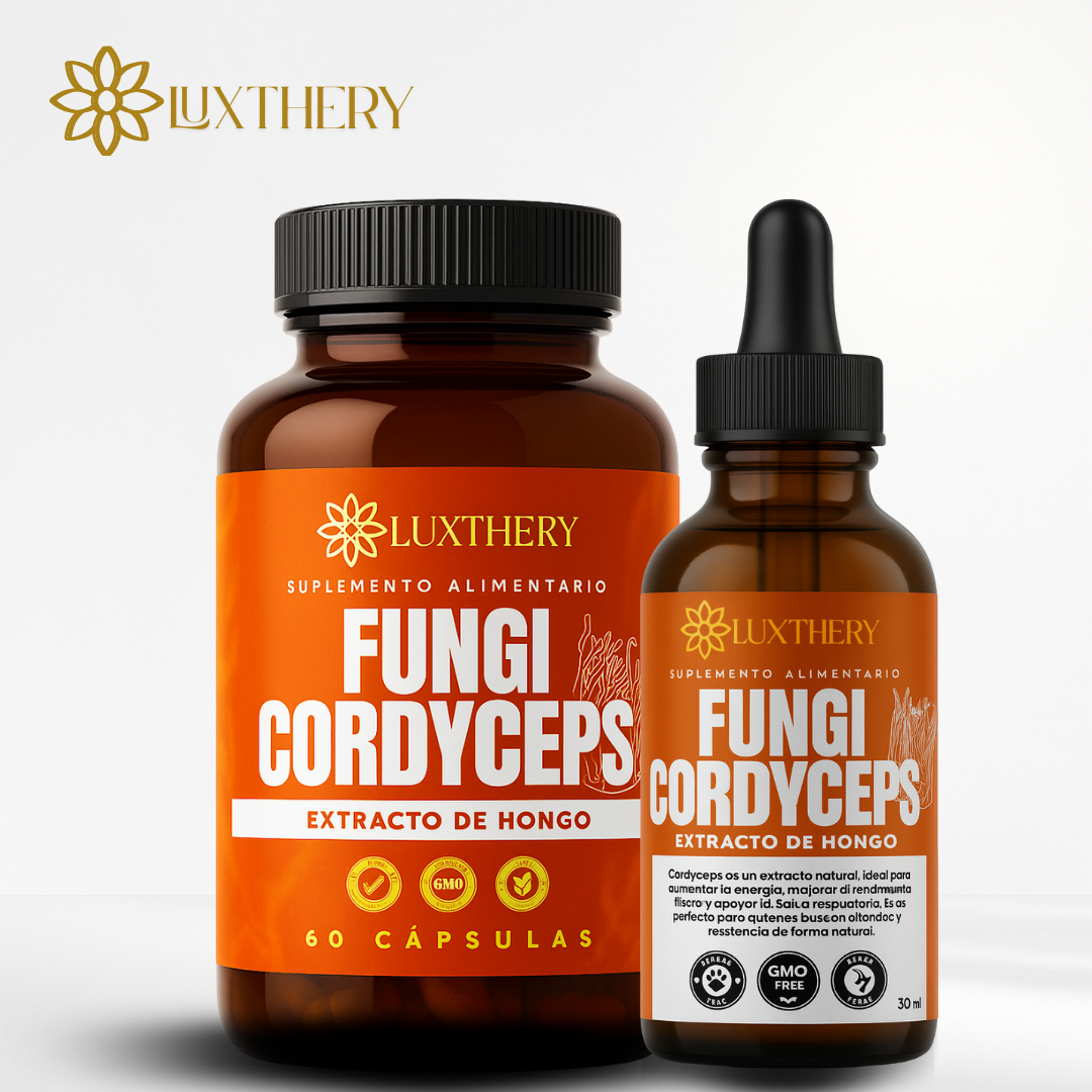 "Pack Cordyceps - Gotas 30 ml + Cápsulas 60"